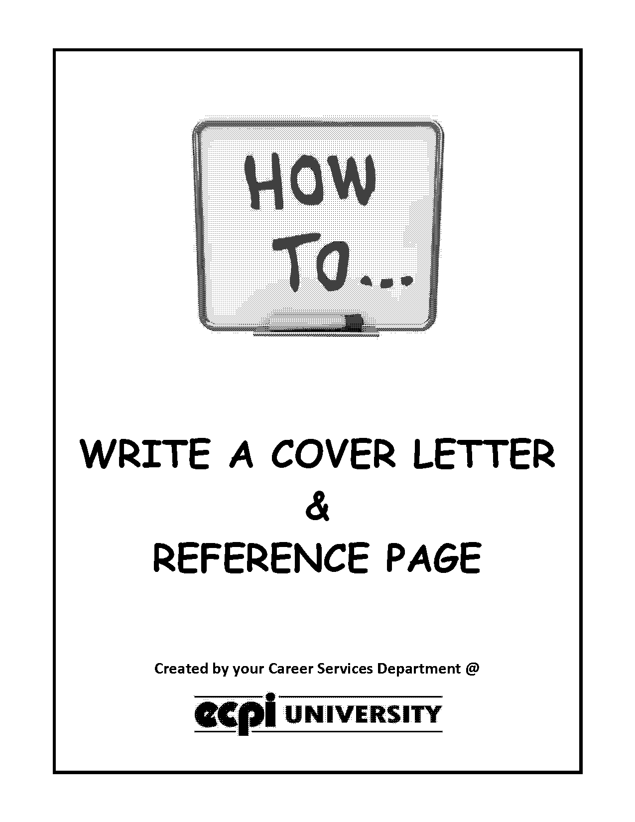 what to write as a letter of reference for myself