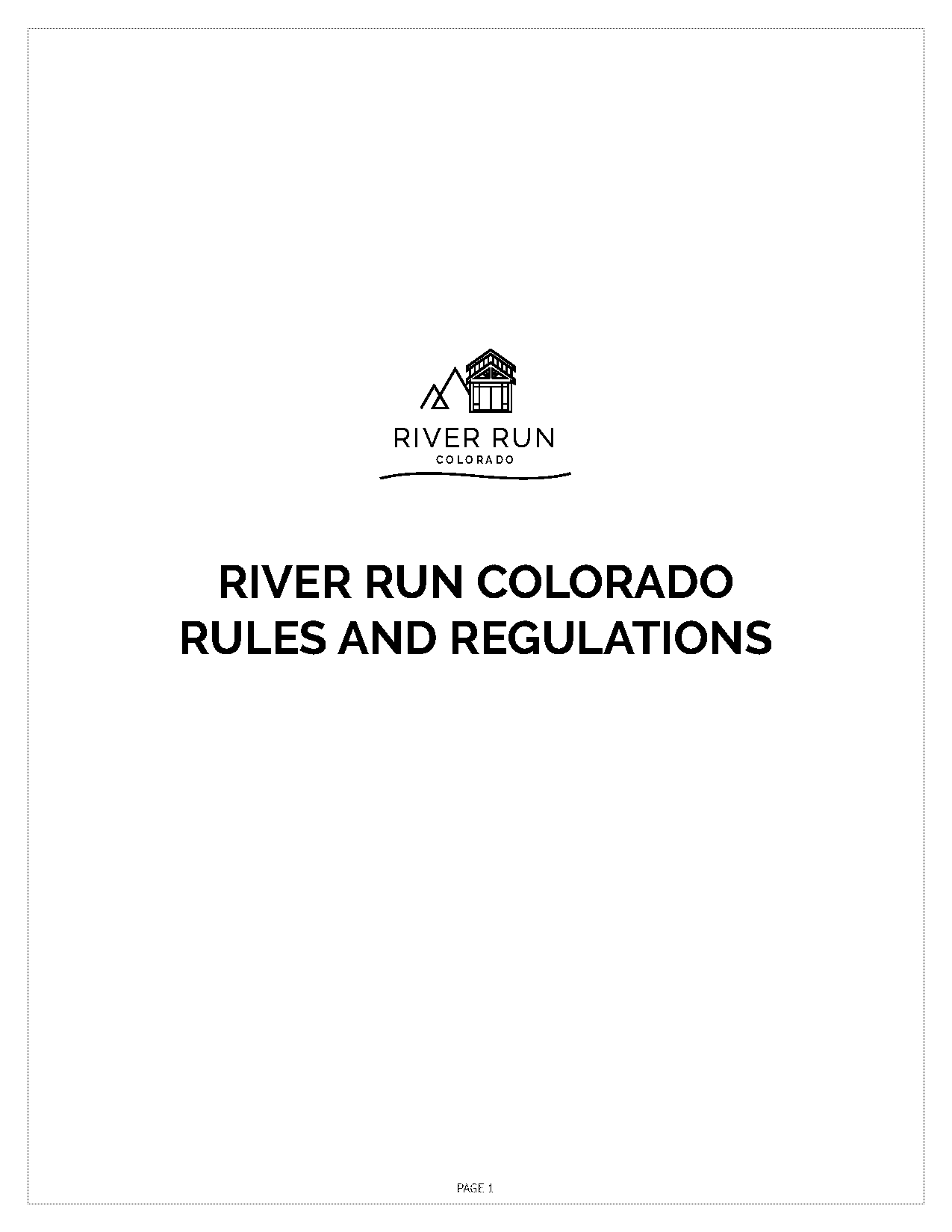 river run apartments pet policy