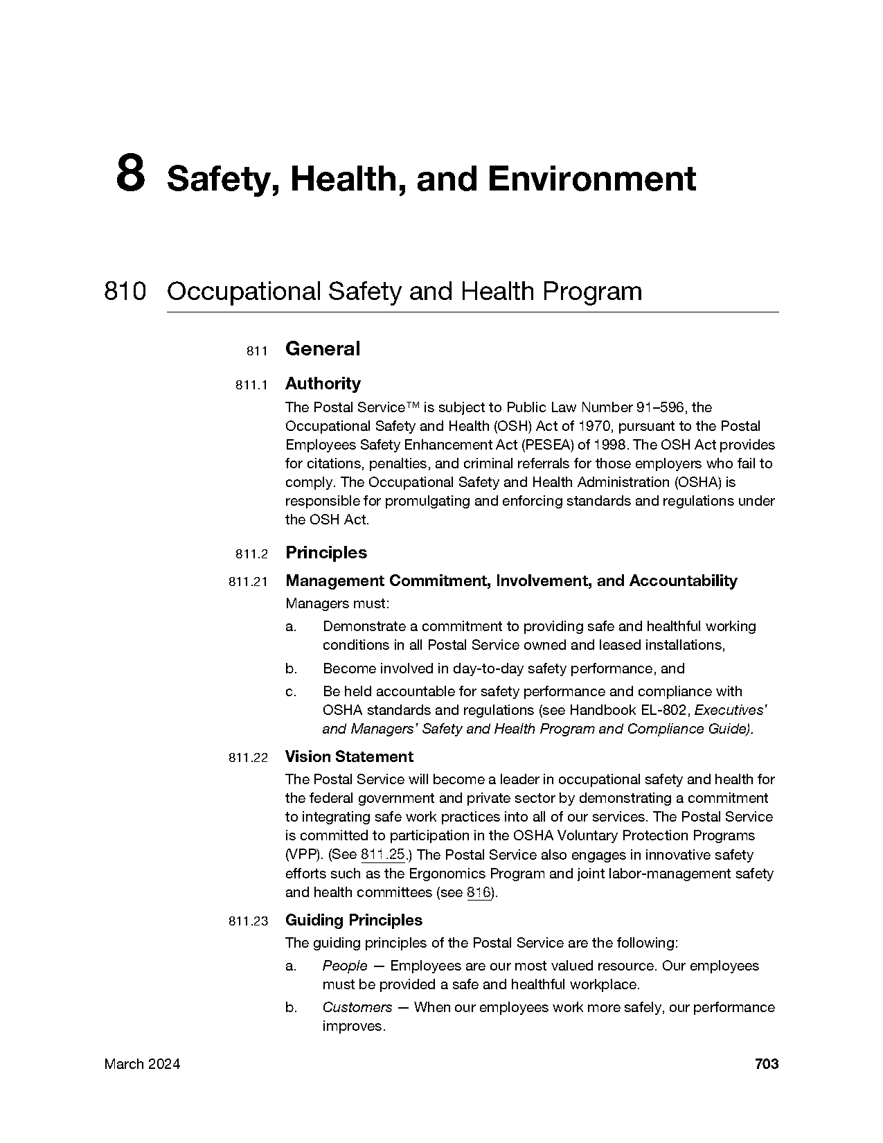 employer to post for health and safety policy