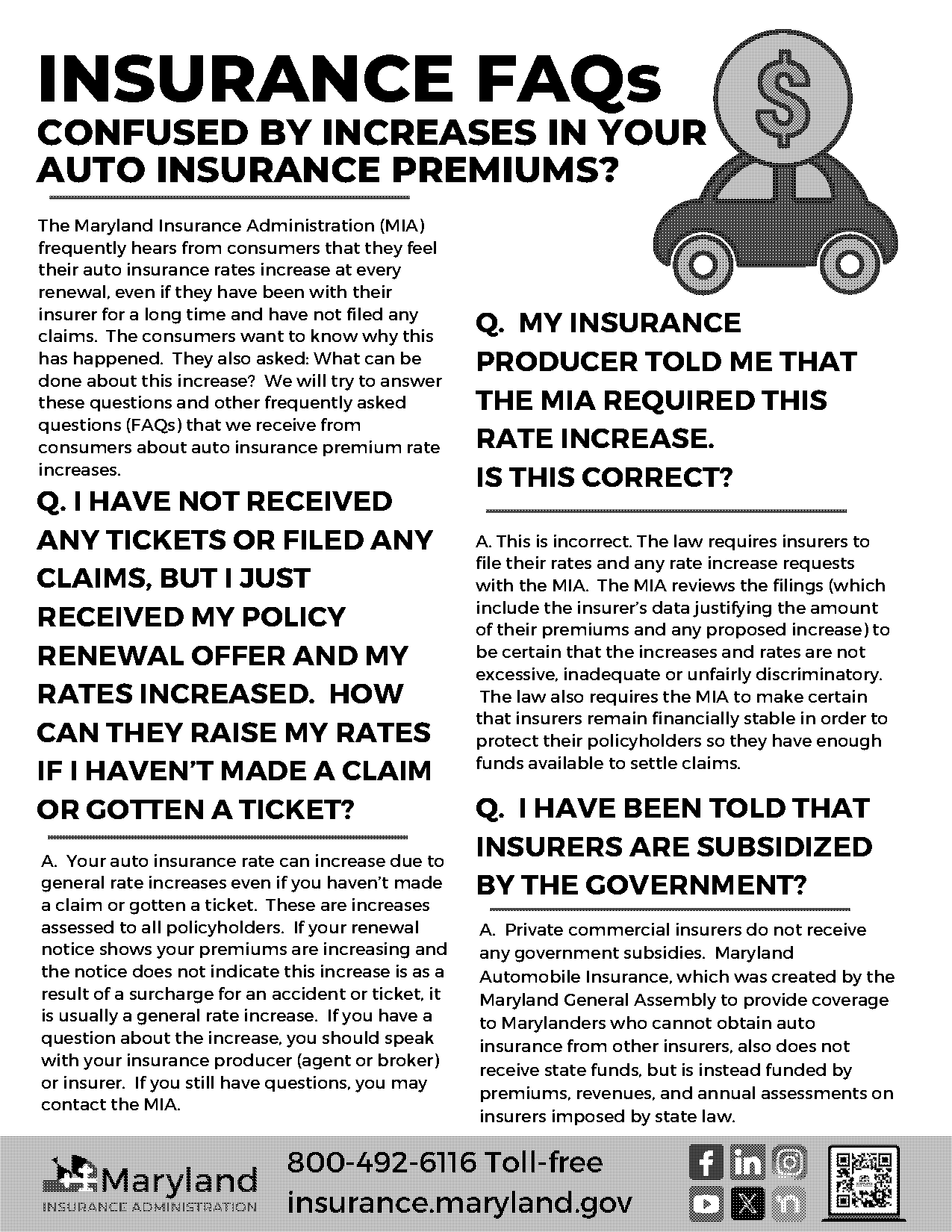 auto insurance rate increases