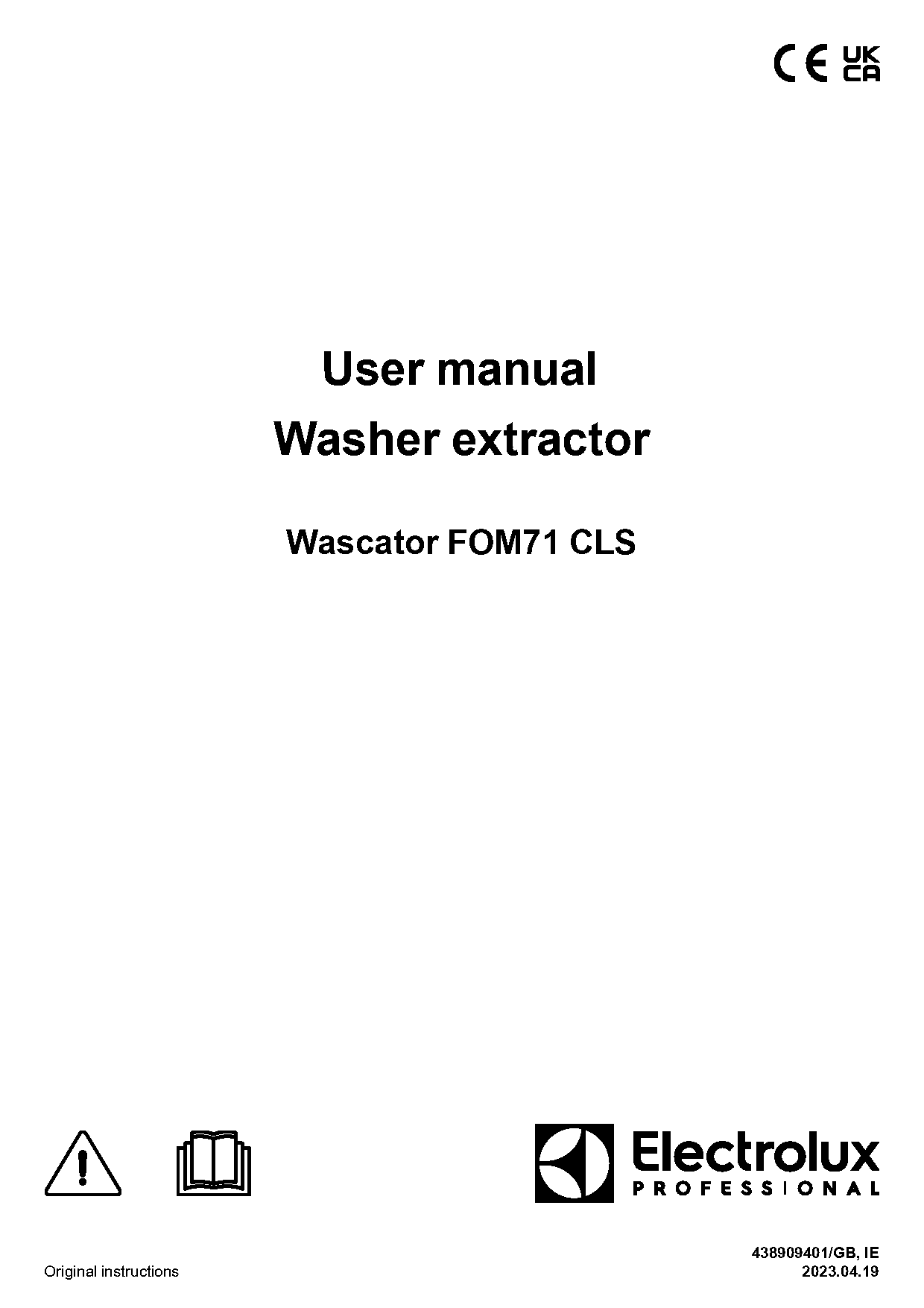 electrolux smart series washing machine manual