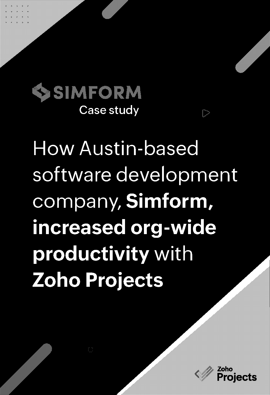 zoho project management application