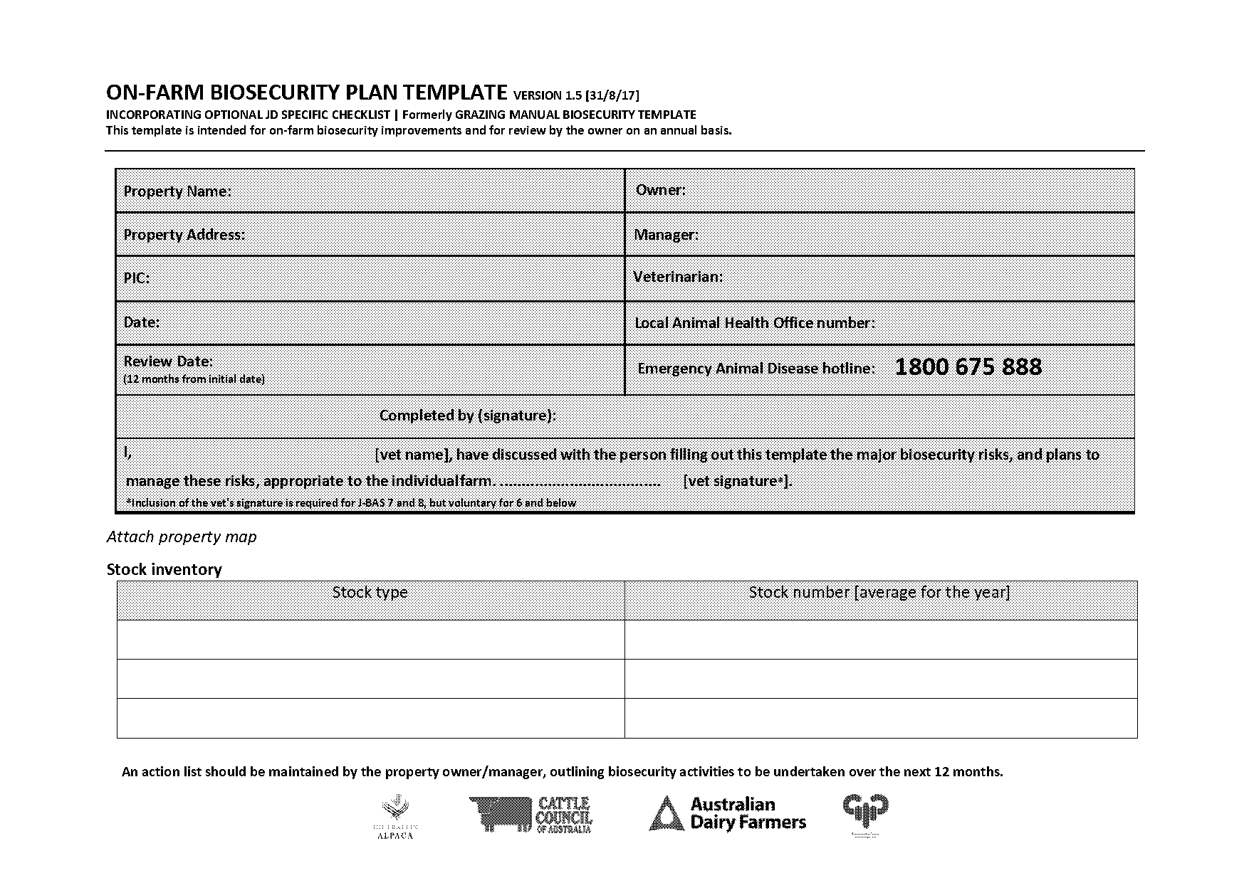 alpaca herd health records