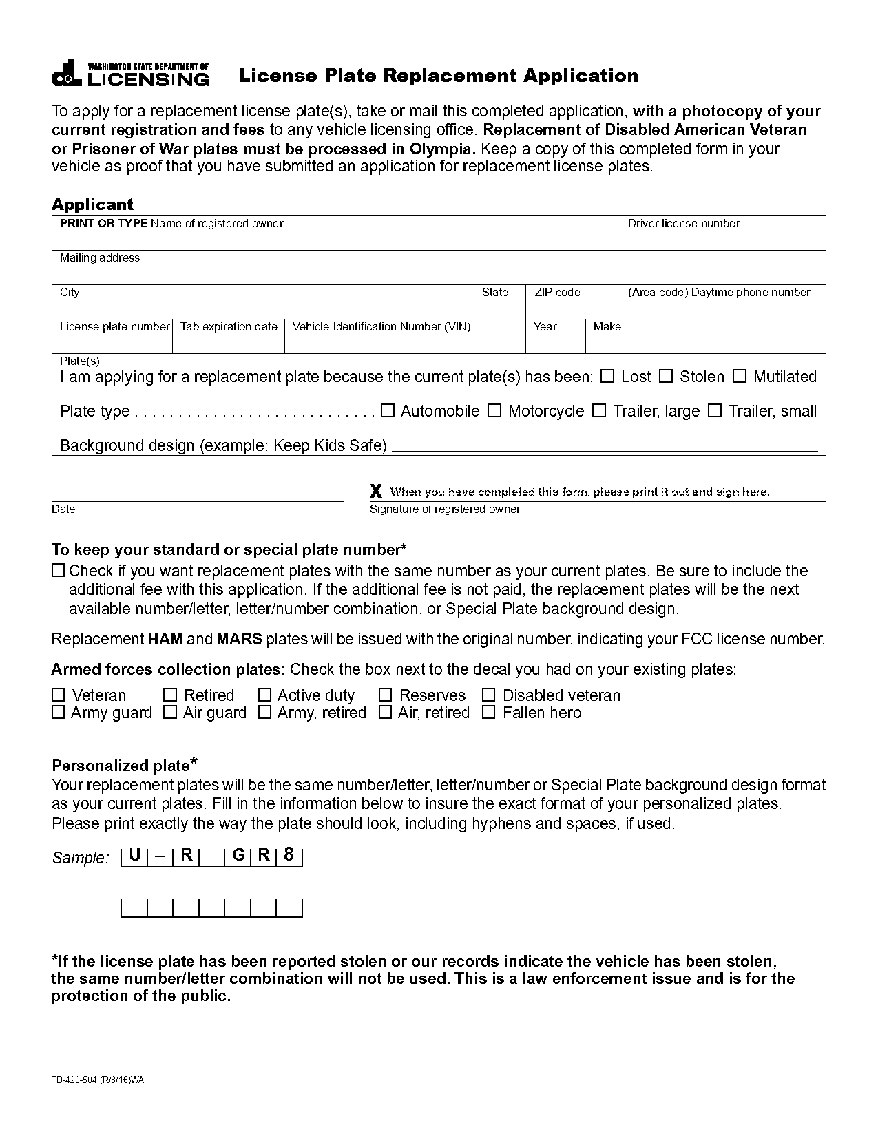 trailer licence cost wa