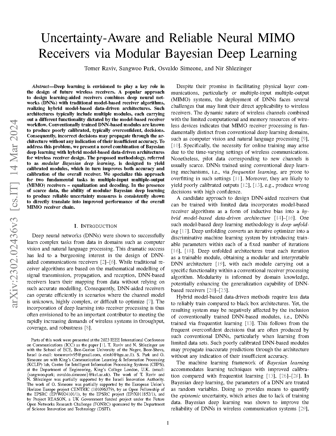 wireless receivers algorithms and architectures