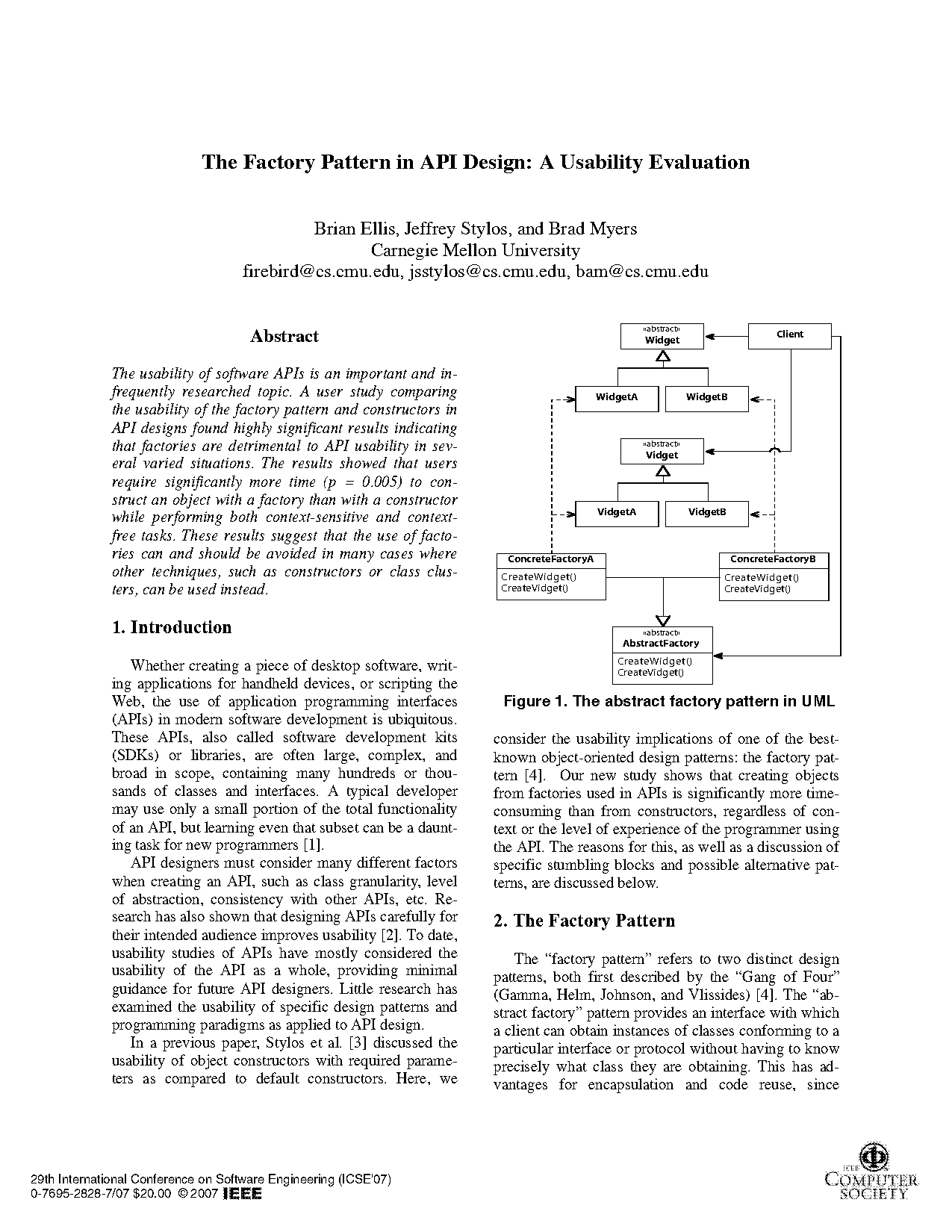 abstract factory method java example